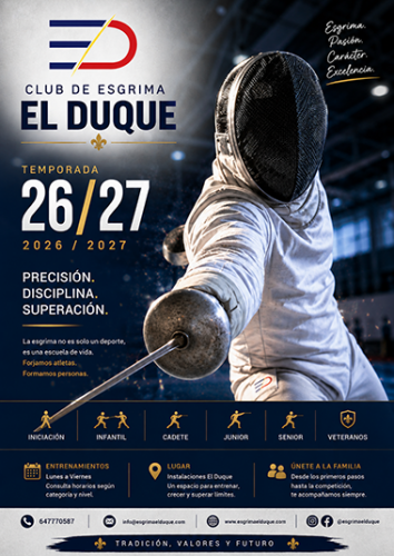 cartel esgrima